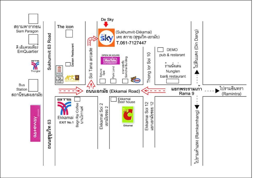 De Sky Sukhumvit Ekkamai Hotel Bangkok Luaran gambar